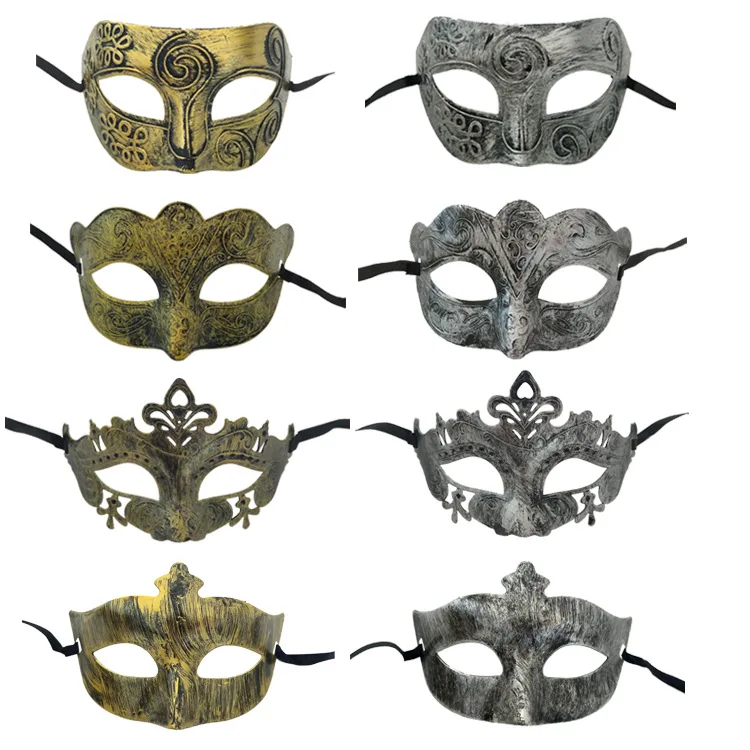 Halloween Party Roman Half Face Masks Masquerade Halloween Costumes Carnival Mask Party Decoration
