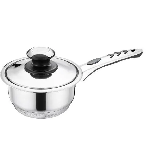 MU New Design Culinary Comforts Kitchen Cooking Pot Sets Stainless Steel Cookware Sets