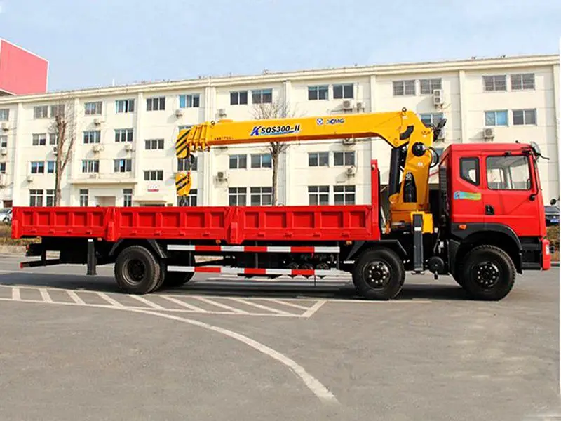 
6x4 Truck crane mounted Telescoping Boom hydraulic Crane with 10 ton boom truck crane 