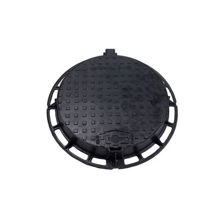 Hot Selling EN124 D400 Standard Customized Round Cast Iron Manhole Cover With Frame