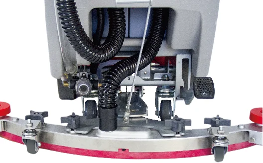 walk behind floor scrubber mini automatic electric floor scrubber machine for sale