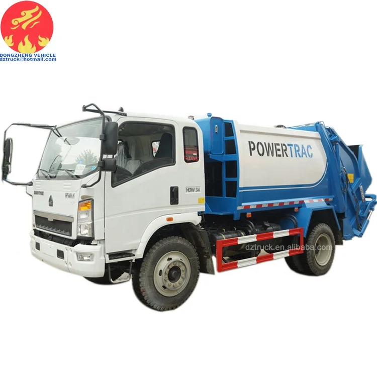 Sinotruck HOWO 4X2 5000liters life waste compactor collection truck