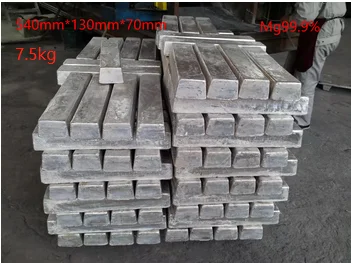 Purity 99.9% 99.95% Raw Material Magnesium Ingot for Sale