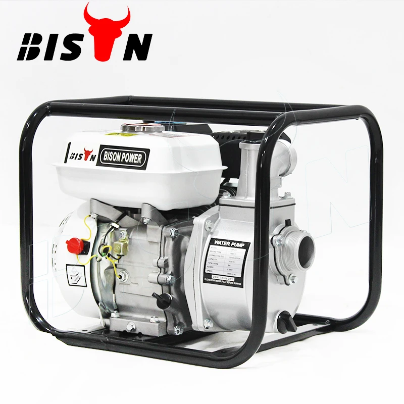 Bison China 2 Inch 1 Cylinder Gas Engine Trash Water Pump