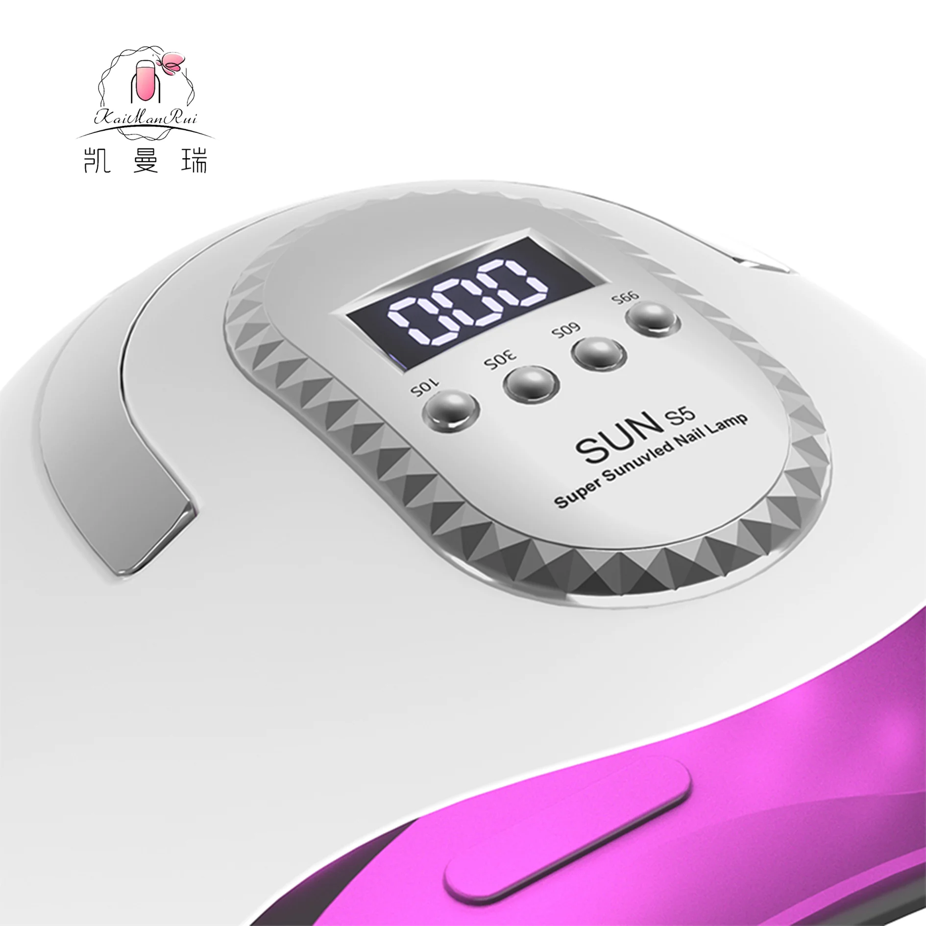 Kaiman High Power 280W SUN S5 Professional UV LED Nail Lamp Dryer Gel Nail Art Tools UV LED Nail Lamp With Handle