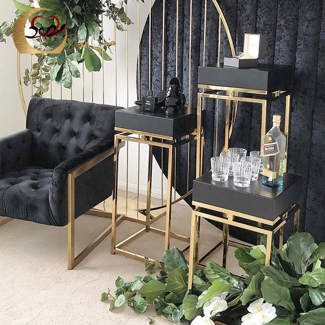 Wholesale hotel events furniture flower stand wedding stage decoration