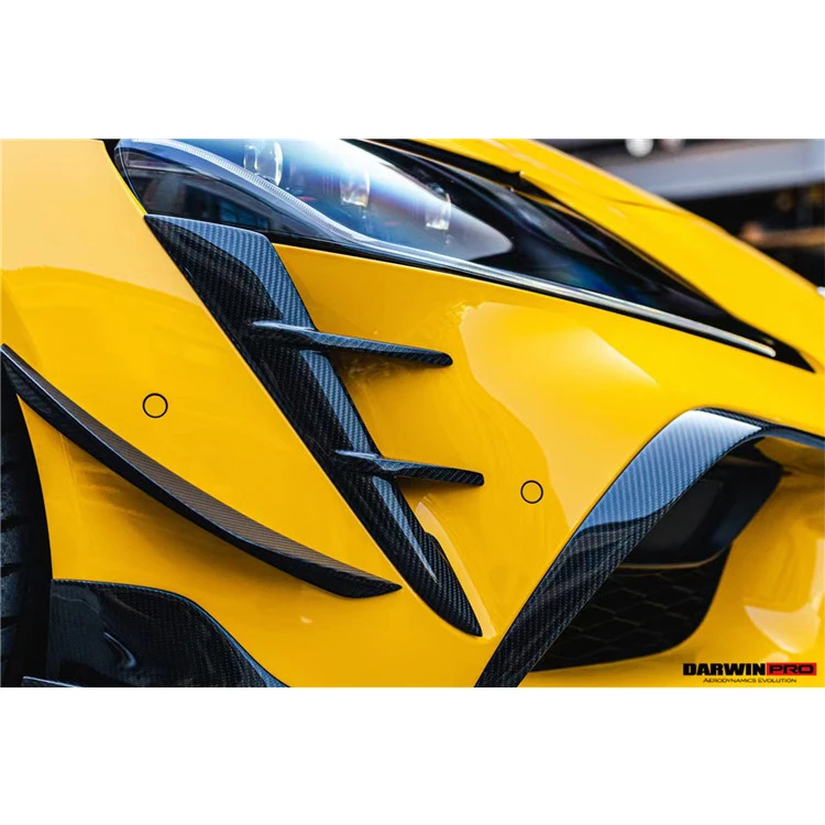 DarwinPRO BKSS Style carbon fiber front bumper vents For 2019 to 2023Toyota GR Supra J29 DB A90 A91