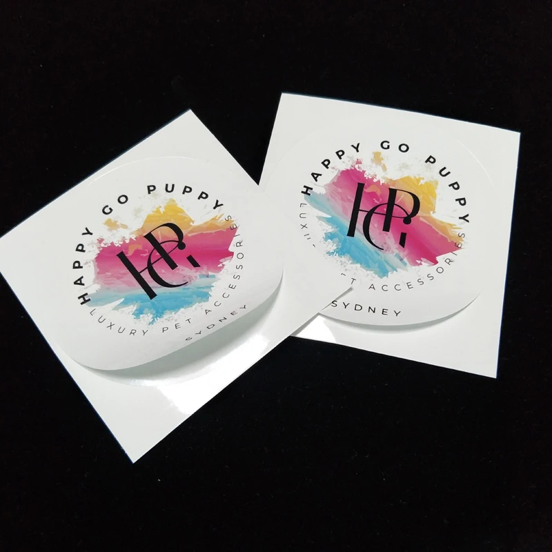 Private Design Custom Vinyl Sticker Roll Adhesive PVC Stickers With Bar code Sticker Sheet Custom Print