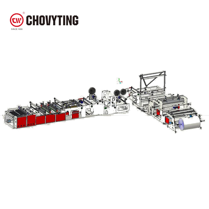 
Automatic multifunctional security duty free courier bag making machine 