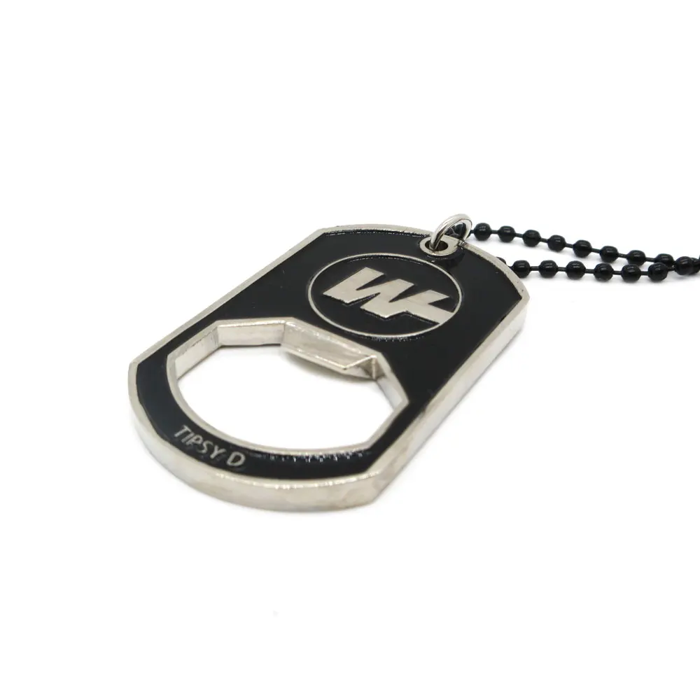 Cute Gold Silver Brass Blank Dog Tag id Necklace Engraved Logo Personalized Custom Name Dog Tag for men