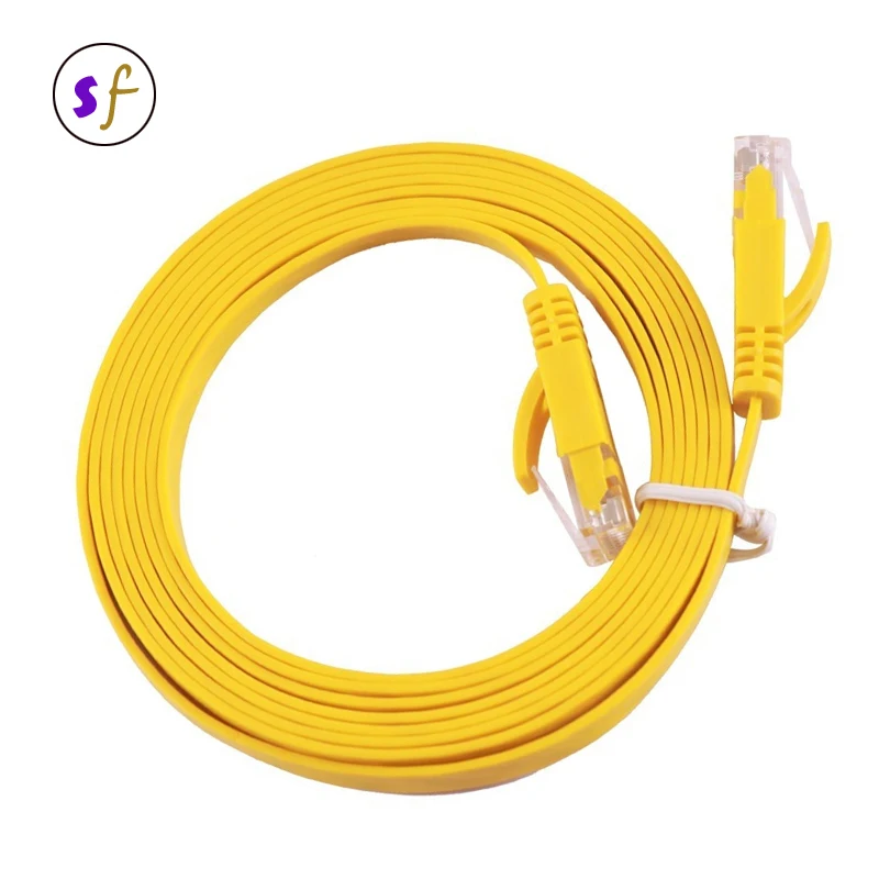 2m lan cable cat6 RJ45 ultra slim flat Ethernet cat6 utp cables