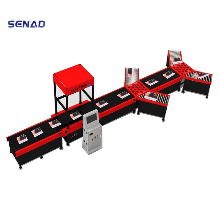 Dws Auto Weight Dimensions Machine Wheel Sorter Conveyor Warehouse Sorting System