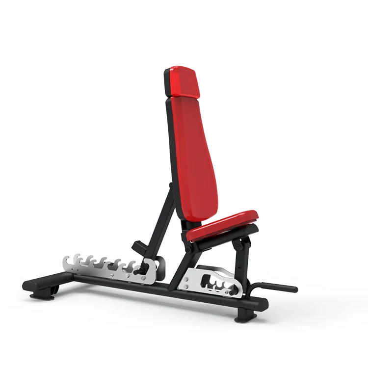 Factory wholesale china commercial multi Multi foldable red height adjustable bench