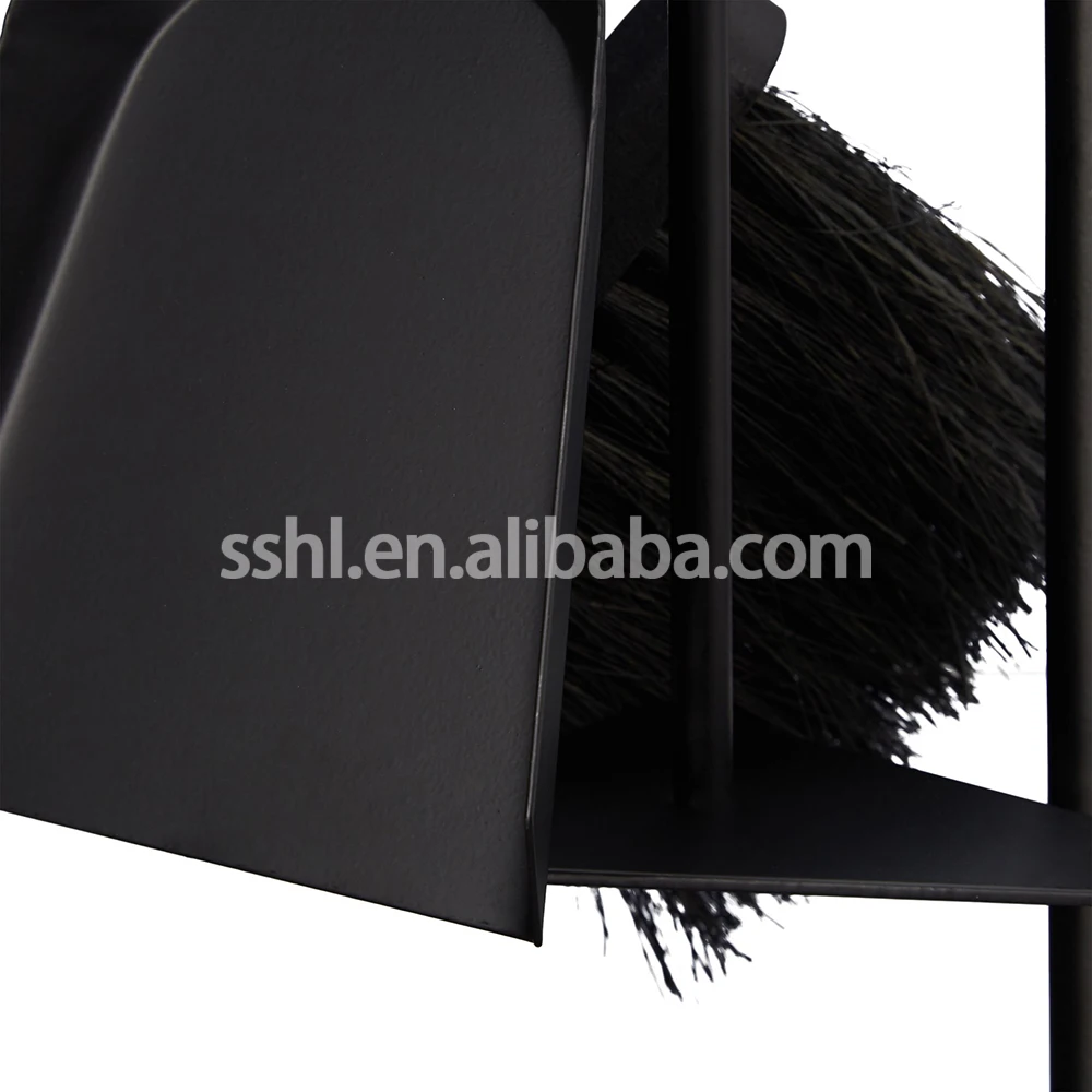 4Pcs Fireplace Tool Set With Wood Handle / Fireplace Accessories / Companion Set