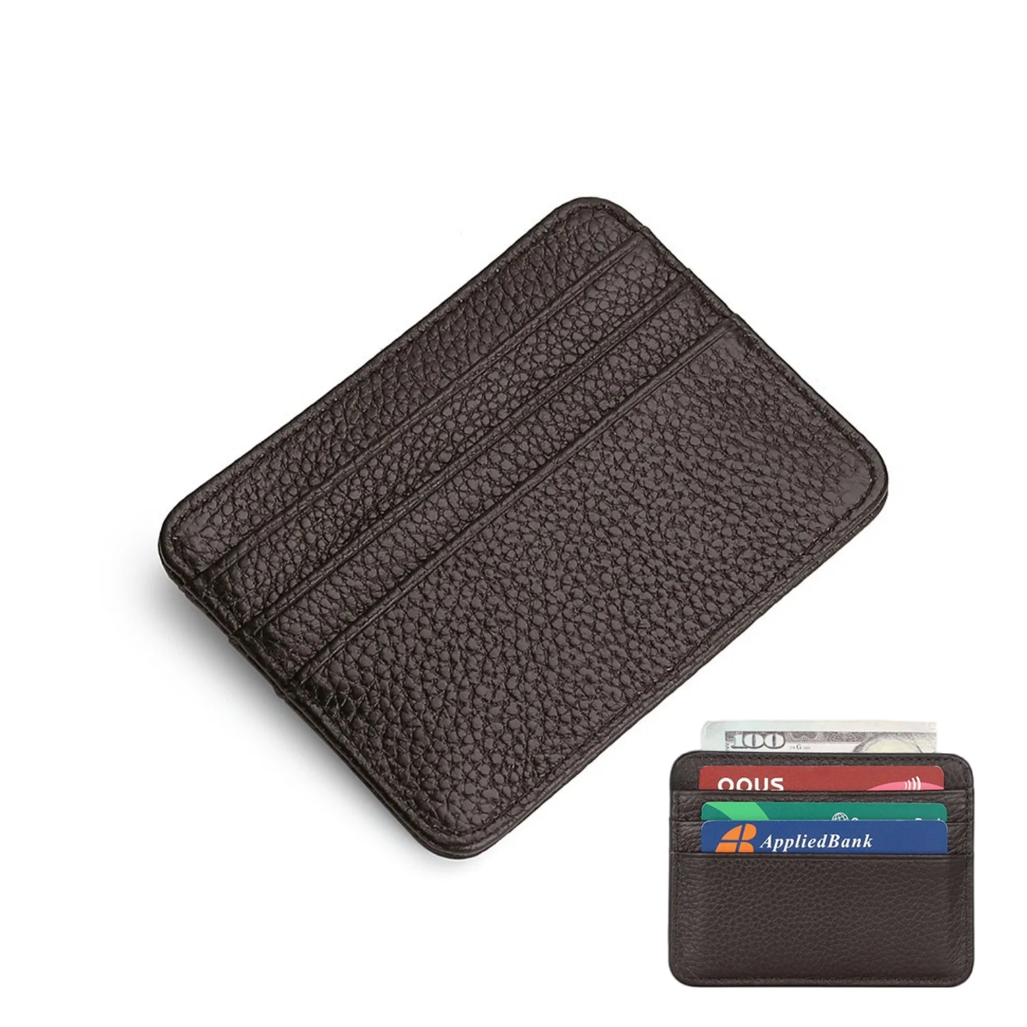 Hotel Carte Key Wallet Credito Designer Smart Visiting Id Slim Porta Holder Leather Badge Di Men Card Holders