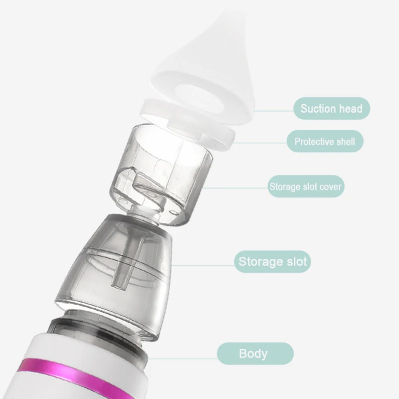 USB Charging Baby Snot Cleaner Electric Nasal Aspirator Bidirectional Anti-Reflux Electric Nasal Aspirator Baby  Nasal Cleaner