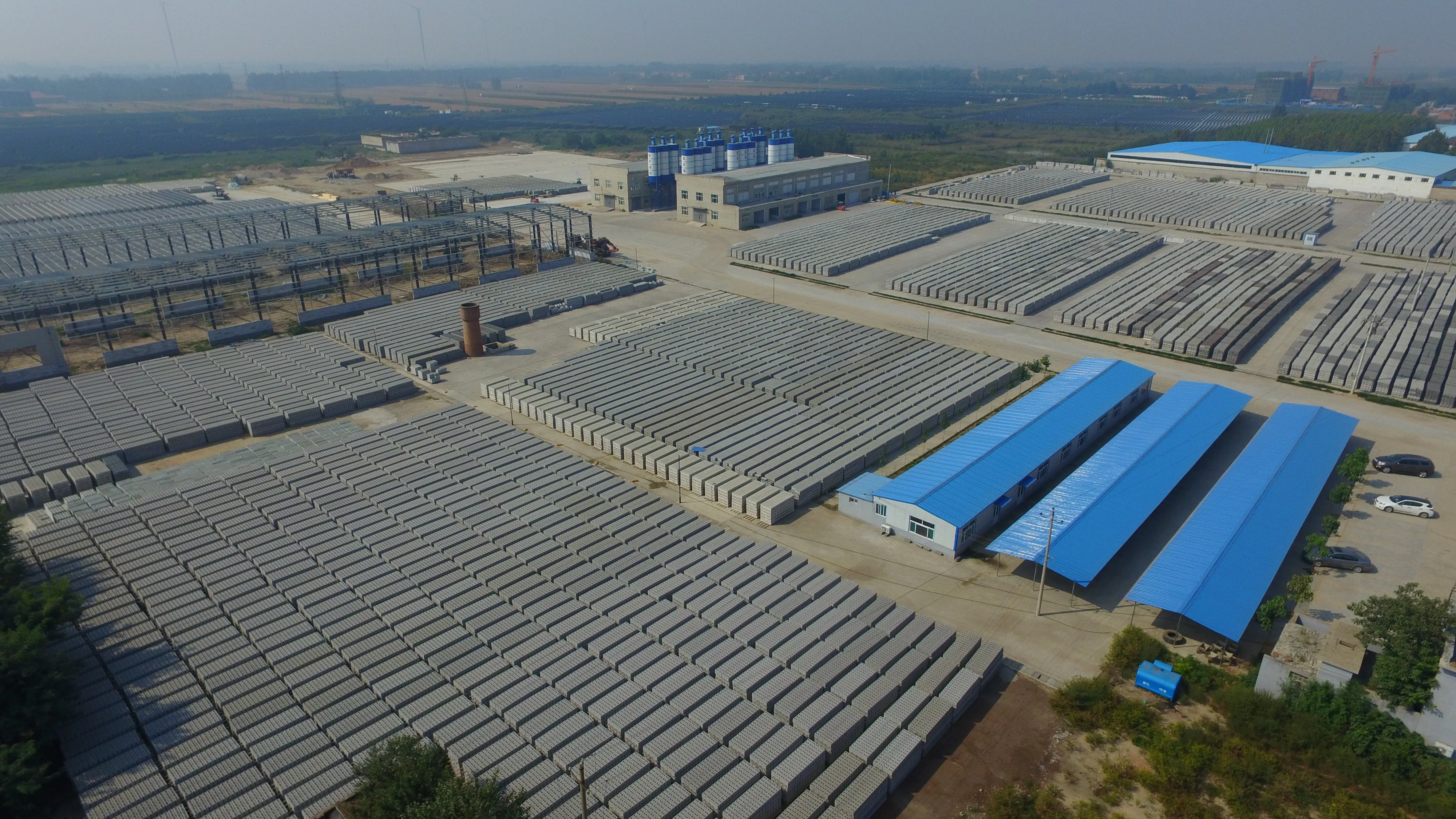 
200mm thicknessHollow gypsum block mold interlocking brick 