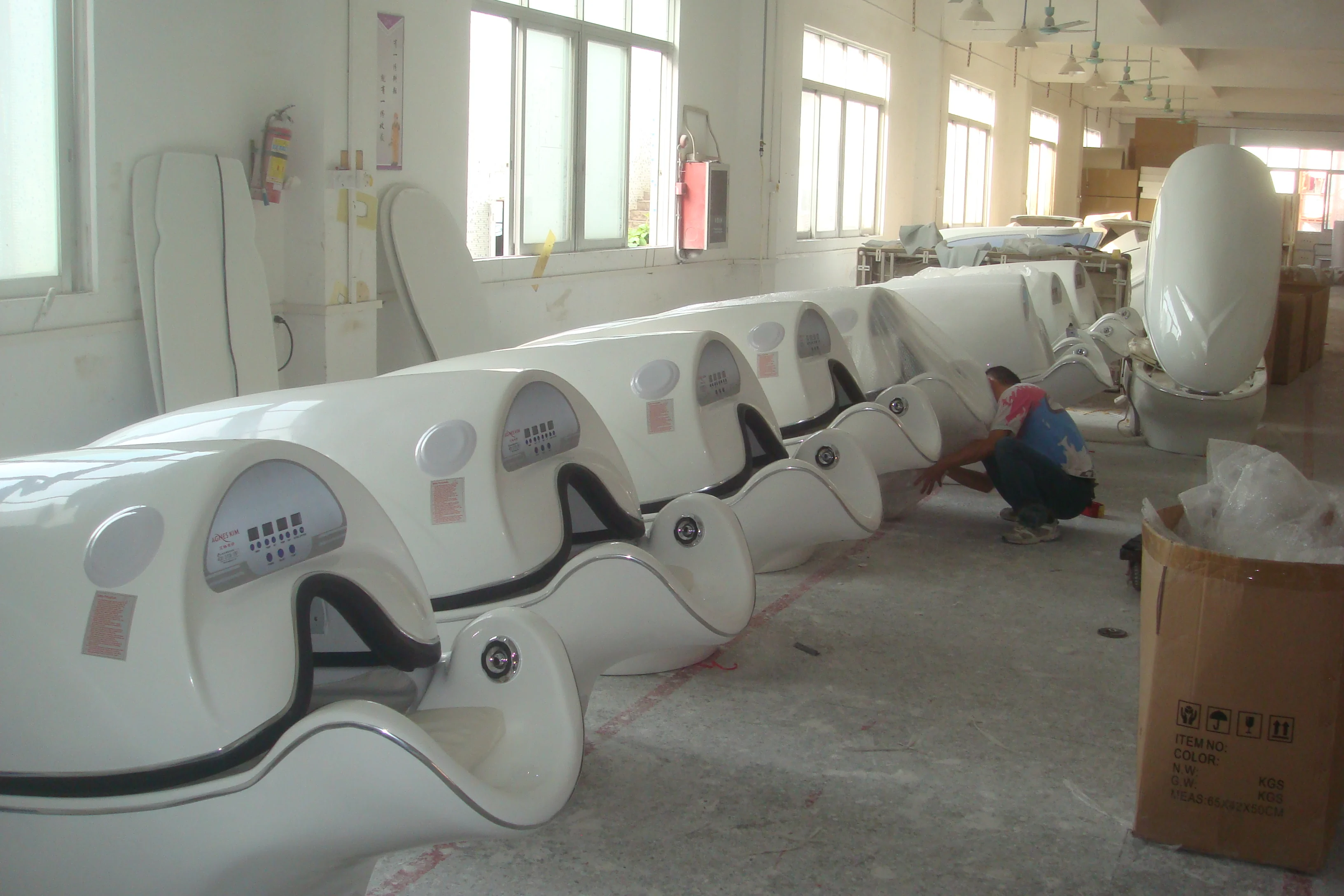 Ceramic Heater Infrared Sauna / Ozone Spa Capsule for body health