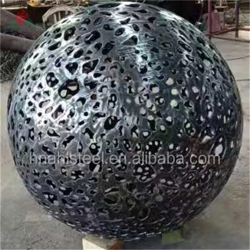 Стальной огнеупорный шар Corten металлический полый для