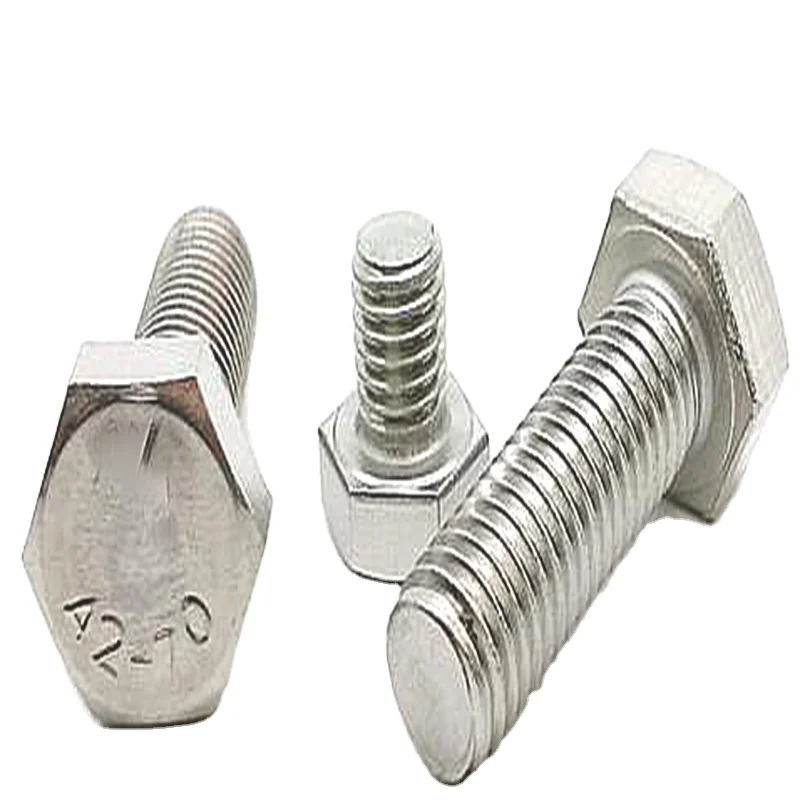 China Fastener Stainless Steel Hex Bolt DIN 933 M32 A2 70 Fast Industry Plain Finish