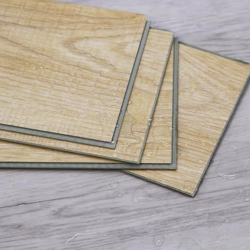 
American Wholesale 2mm Thick Rigid Click PVC Vinyl flooring with IXPE Foam 