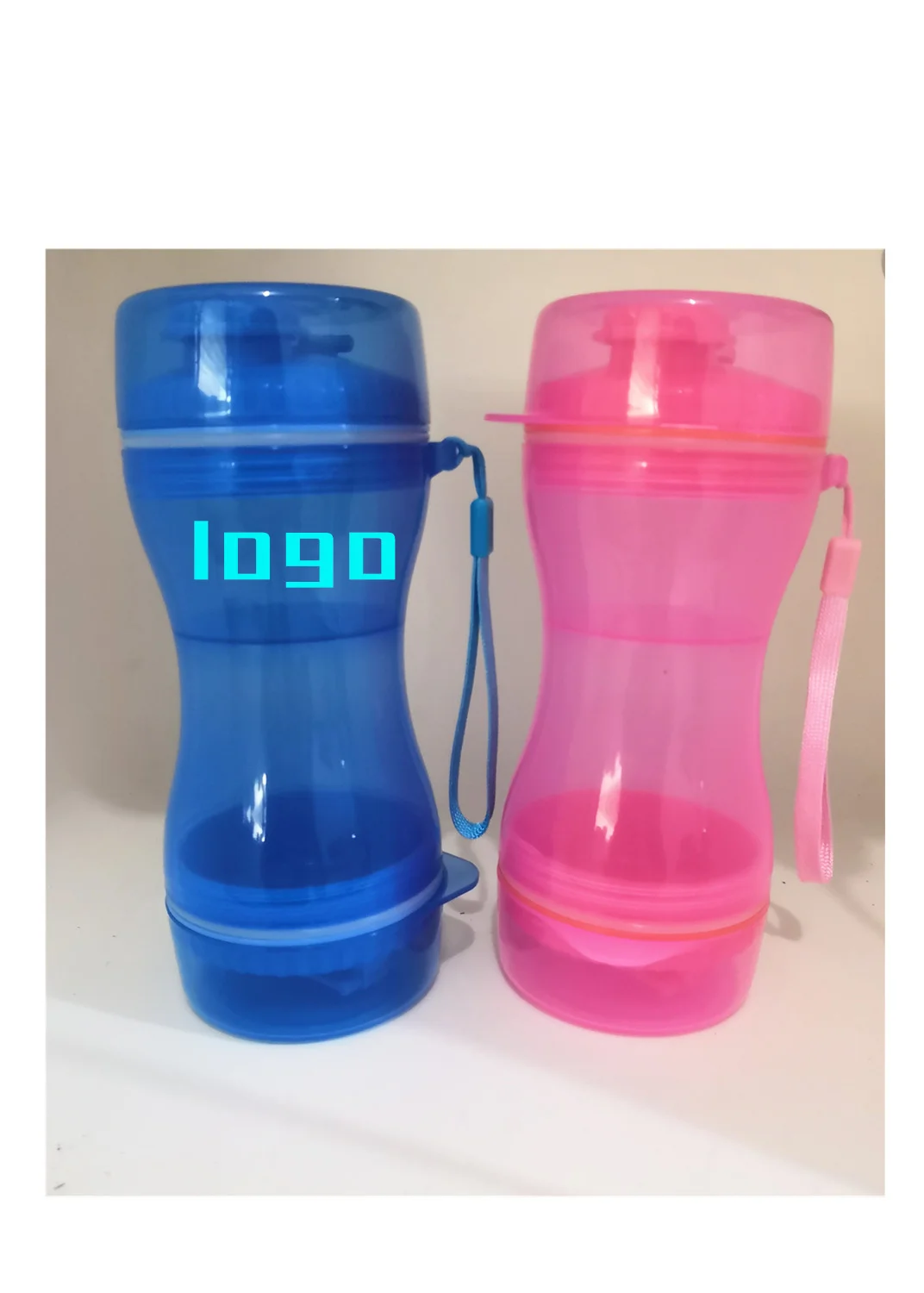 Dog Hanging Bottle With Bowl Water Attachement Drinker Dogs Silicone Drinking Fountain For School Feeding And Pet Feeder Dleaner