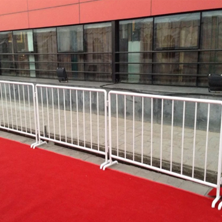 Competitive Price Portable Traffic Road Barriers Safety Metal Steel Pedestrian Crowd Control Barricade