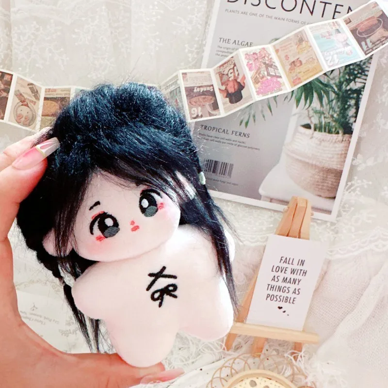 New Products 2025 Cotton Doll Light Purple Hair Naked Style Soft for Kid stuffed Keychain kawaii Novelty Gift