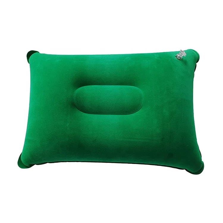 Inflatable back support cushion backrest pillow for car, office chair, portable camping travel headrest