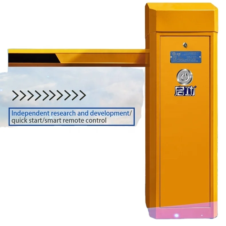 Parking/Community Straight Arm Barrier Automatic Gate Parking Barrier Boom Gate Car Microwave Sensor Arm Barrier Gate