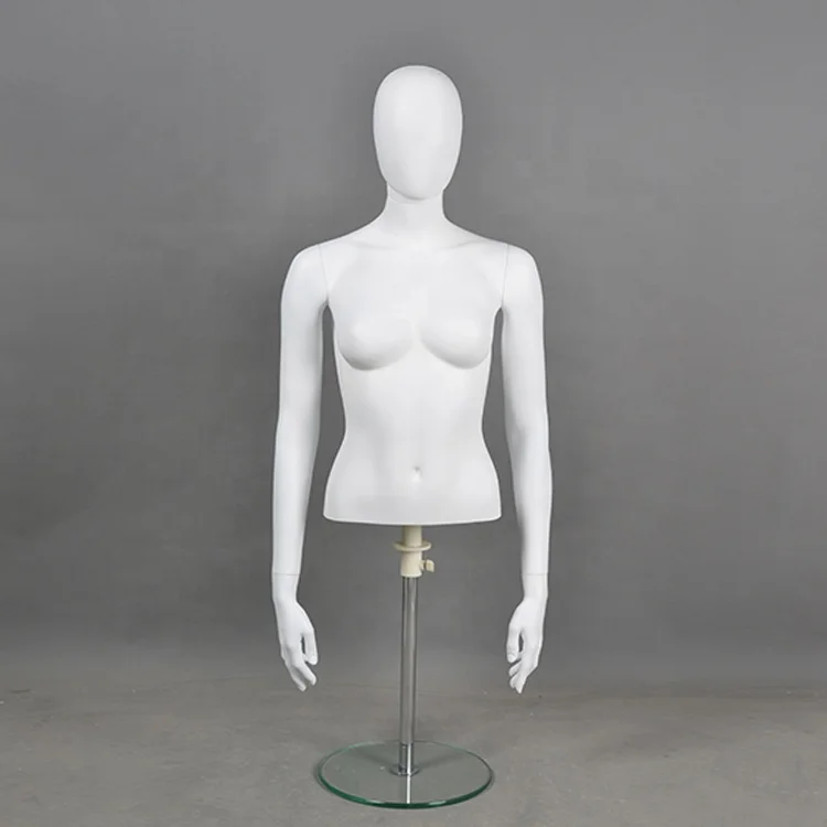 Абстрактный полутелесный женский манекен торса AFT-1 из АБС-пластика для демонстрации одежды