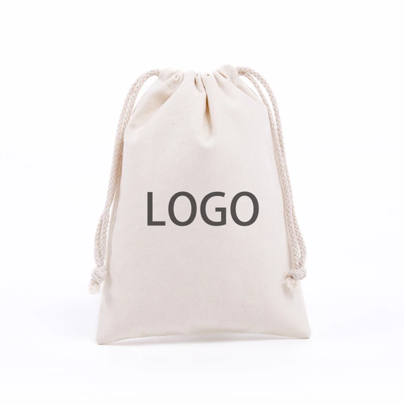 Сумка из льняной ткани с плоским дном