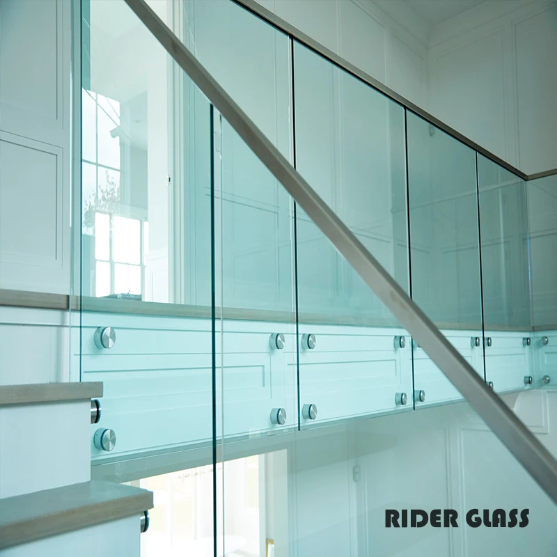 Standard 10mm 12mm Thick Tempered Safty Glass Fence Panels