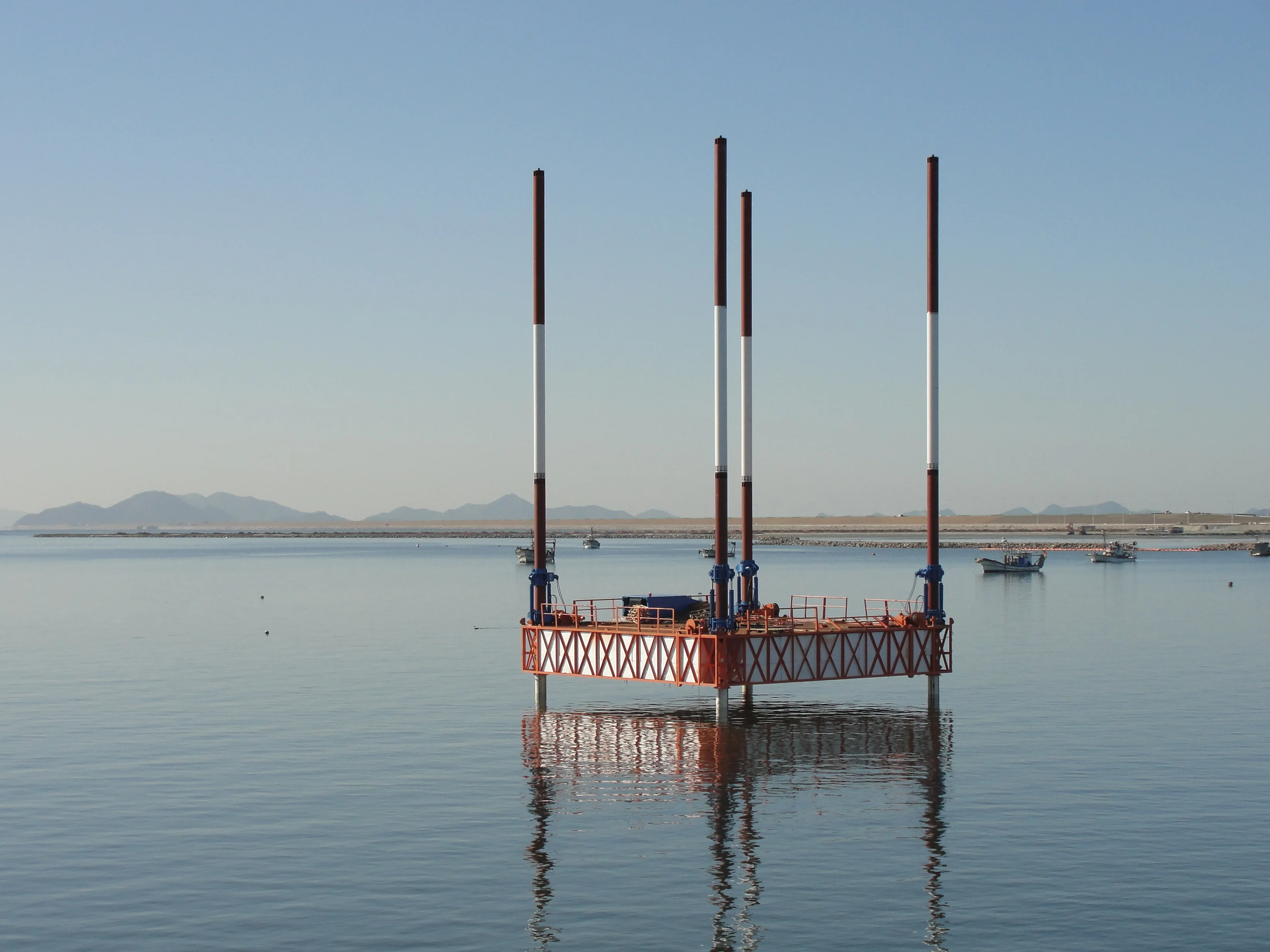 1000t Sea Platform Floating Aluminium Offshore Ship Vessel Commercial Boats Work Modular Barge