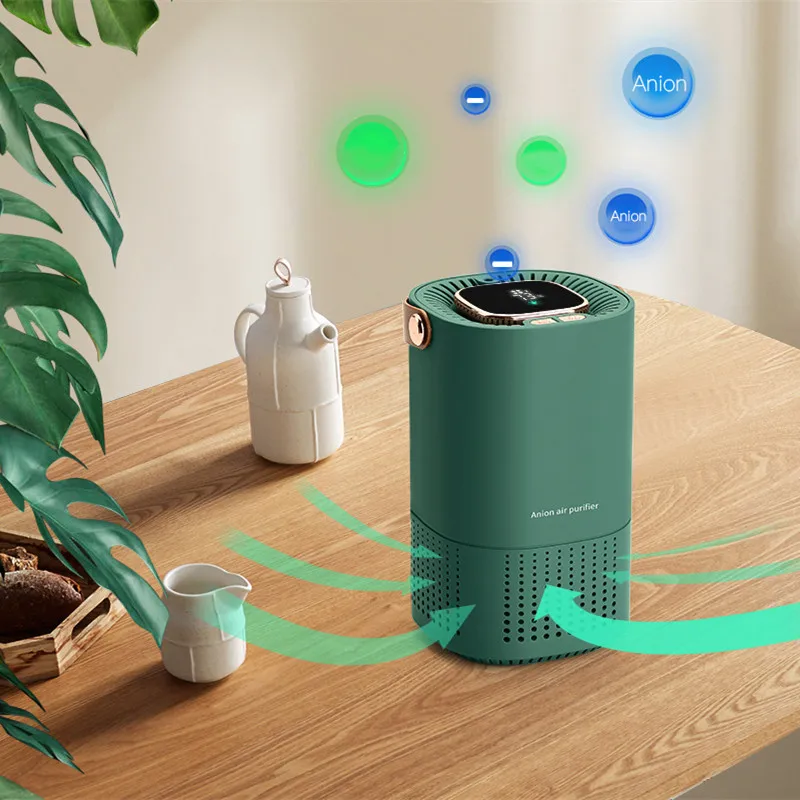 Hot Selling Car H13 Air Purifier Negative ion generator 5V USB Mini Dust Smoke Clean Portable Anion Car Air Purifier