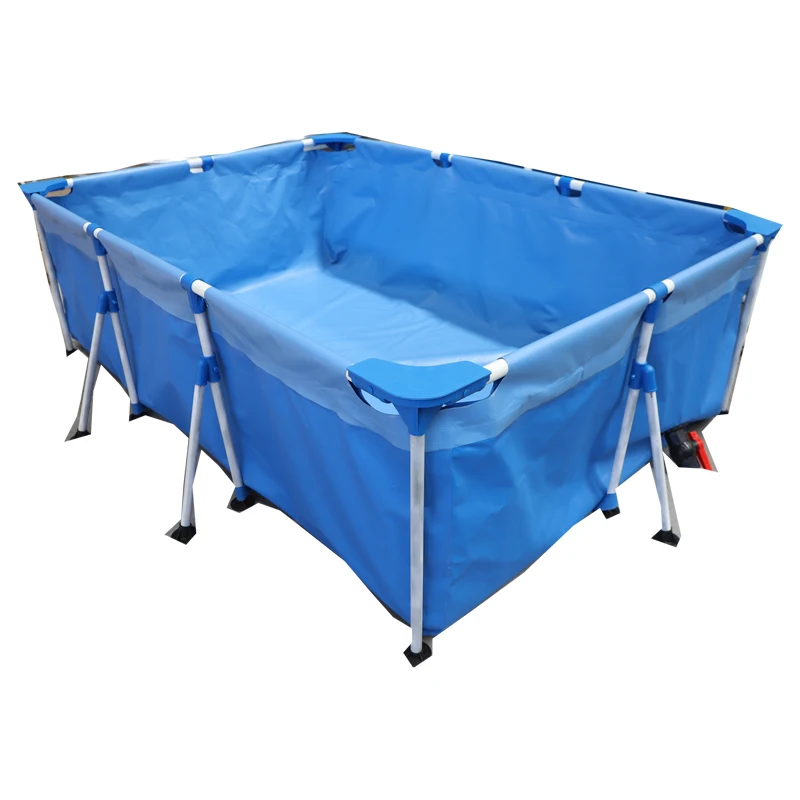 Portable waterproof tarpaulin pvc inflatable large outdoor family inflatable swimming pool for adults