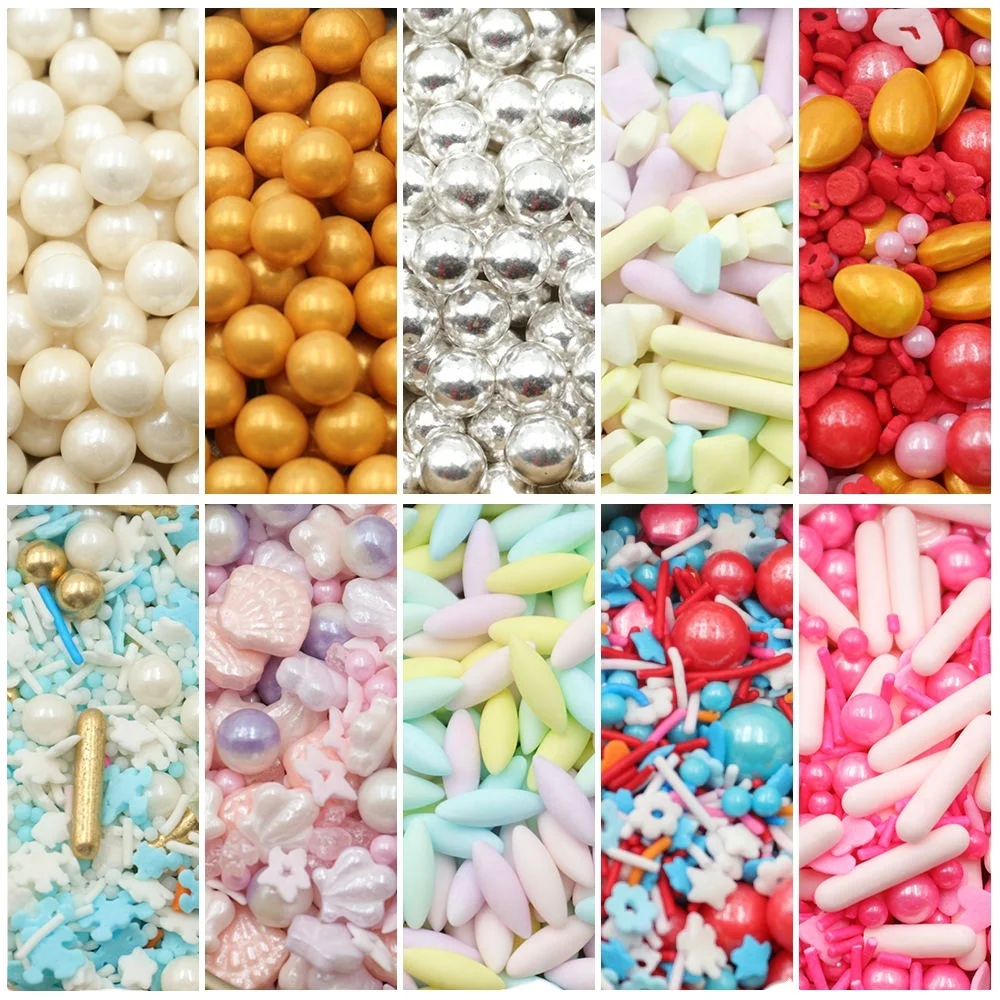 Bakery Candy Sprinkles Decoration Ingredients Comestibles Al Mayor Arzan Edible Beads sugar hair accessories resin props