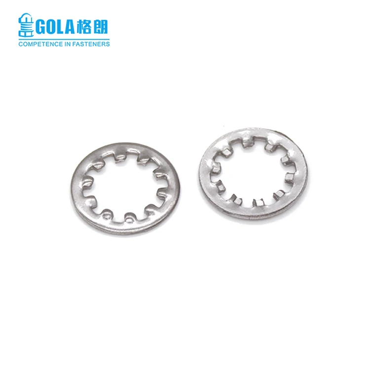
Metric toothed lock washers with internal teeth 