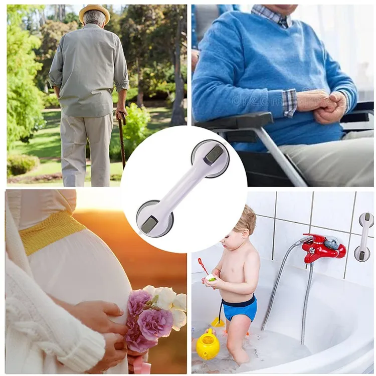High Quality Elderly Seniors Handicapped Bathroom Safety Grab Shower Handle Bar For Bathtub and Shower