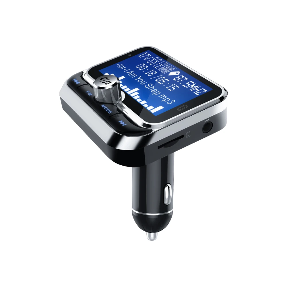Точечный матричный экран в автомобильном Bluetooth MP3-плеере телефон Hands-free автомобильный FM-передатчик через границу оптовая продажа 1 8 дюймов ABS 5 (w)