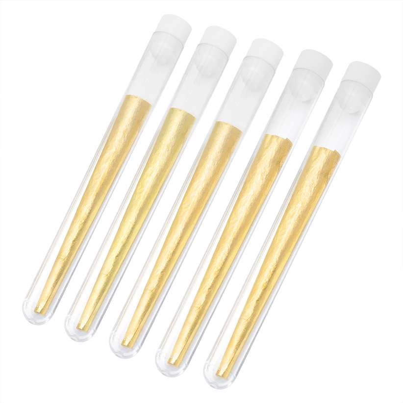 Diverse Popular Flavored rolled Organic gold cones 24k pink pre  cones