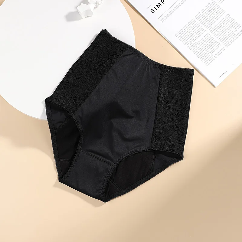 Women high waist 4 Layers Incontinence Period panties Plus Size  Menstruation Leak Proof Menstrual Period Underwear Panties