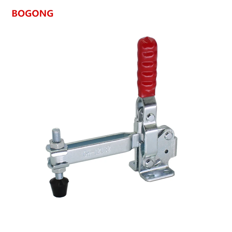 BOGONG  GH-12132 Tool Toggle Clamp Quick Release Vertical Toggle Clamp CH HS 12130 Automobile checking fixture clamping device