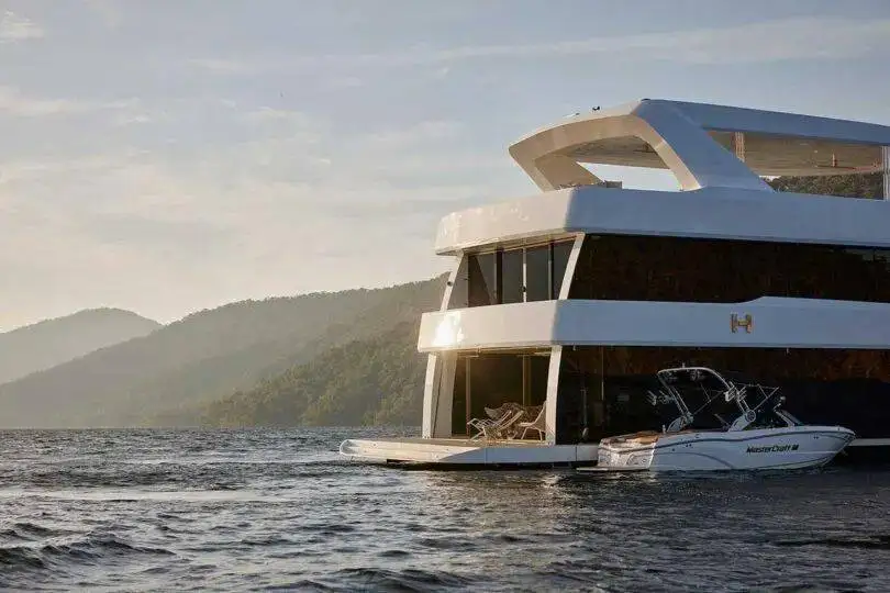 Modular Prefab Floating Cottage Floating Cottage Stable Boat Houses