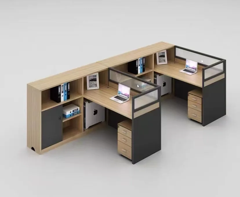 Modern Office Furniture Modular Desk Workstation System For 2 Person