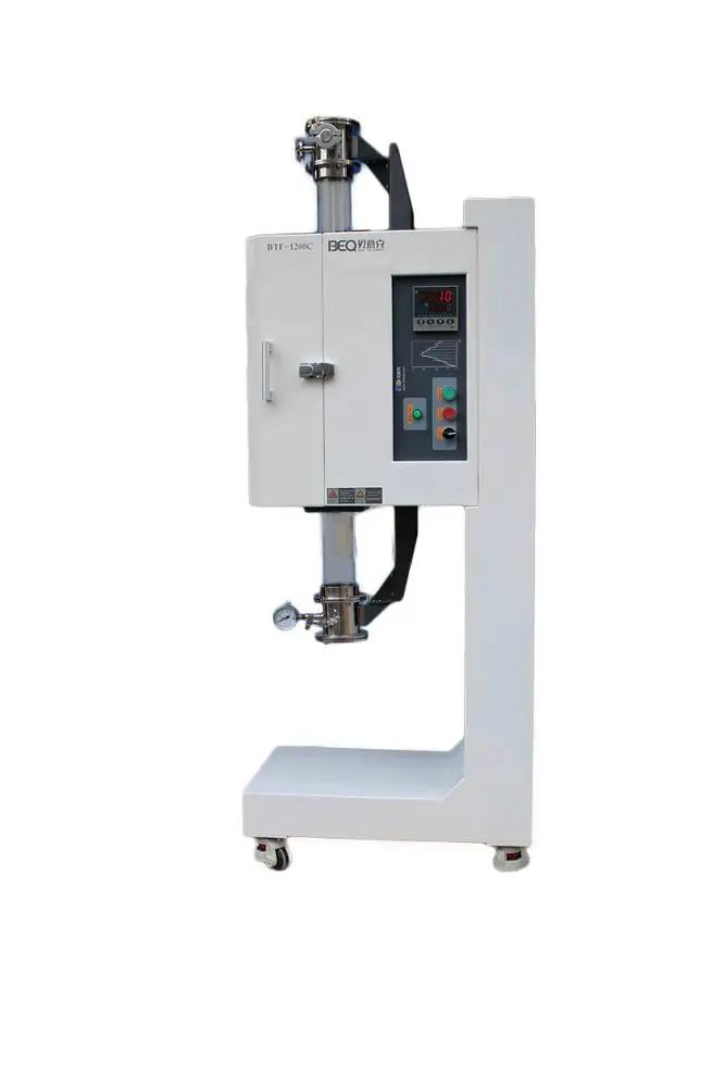 New product furnace BTF-1200C-VT vertical  vacuum furnace laboratory