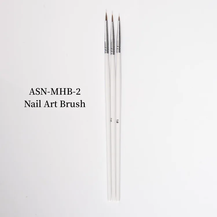 ASIANAIL UV Gel Painting Nail Art Dotting Pen Acrylic Handle Thin Nail art brush set