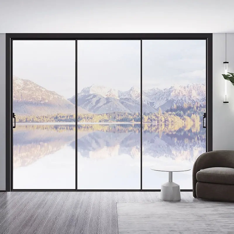 Modern sliding patio door glass sliding doors frameless aluminum sliding doors