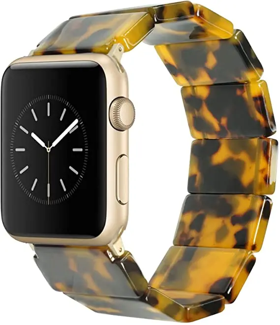 2021 оптовая продажа светлый ремешок для часов Apple Watch-модный полимерный iWatch браслет совместимый с пряжкой из нержавеющей