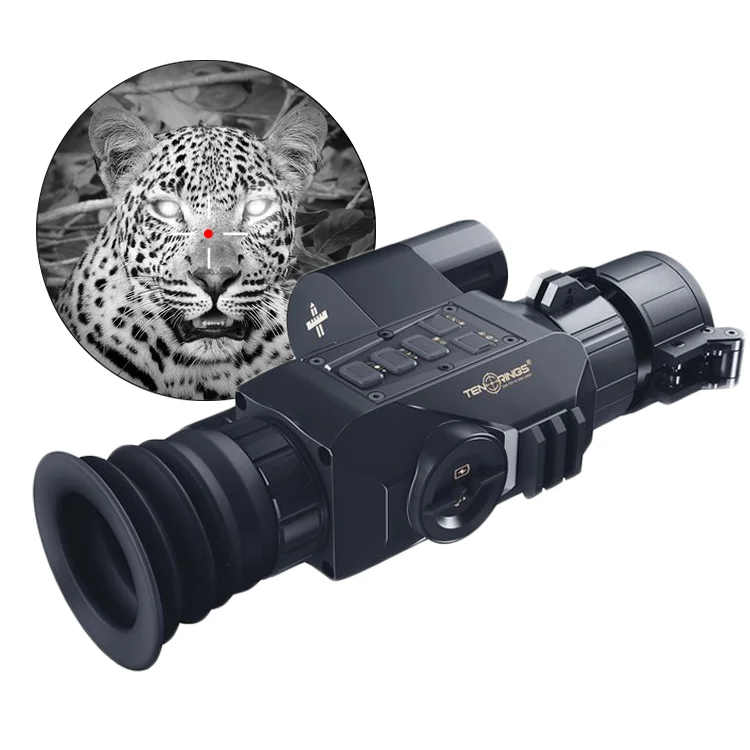 Ten Rings Hunting Night Vision Scope With Ranging Video Rec WiFi Support OEM Digital for Sight
